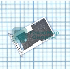 Лоток для SIM-карты Xiaomi Redmi Note 3 Pro Серебро