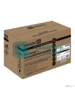 Источник бесперебойного питания ExeGate EX292764RUS SpecialPro UNB-600.LED.AVR.2SH.RJ.USB 600VA/360W, LED, AVR, 2*Schuko, RJ45/11, USB, черный