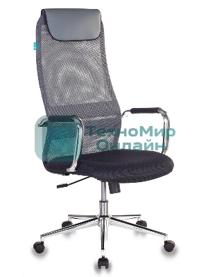 Кресло Бюрократ KB-9N/DG/TW-12 TW-01 TW-11 серый, сетка