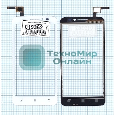Сенсорное стекло (тачскрин) для Lenovo A606 белое