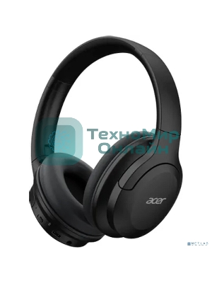 Беспроводные/проводные наушники Acer OHR304 черный, полноформатные, Bluetooth + проводной, активное шумоподавление