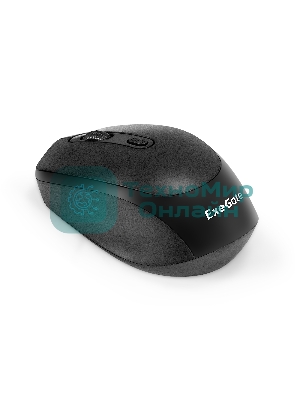 Мышь беспроводная ExeGate Professional Standard SR-9005 черный, 1200 dpi, радиоканал, USB, кнопки - 4