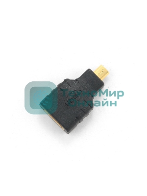 Переходник Gembird Переходник HDMI-microHDMI 19F/19M, золотые разъемы, пакет