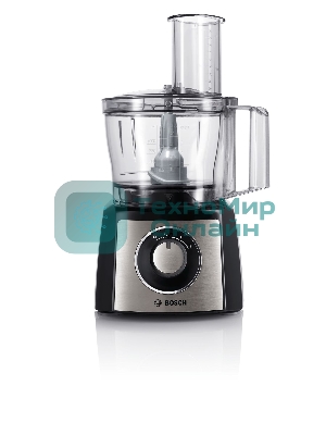 Кухонный комбайн Bosch MCM3501M 800 Вт, Скорости: 2, Блендер 1 л, Чаша 2.3 л, черный/серебристый