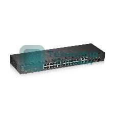 Коммутатор Zyxel GS1920-24v2 Hybrid Smart switch Zyxel Nebula Flex, 24xGE, 4xCombo (SFP/RJ-45), silent (fanless), Standalone/cloud management