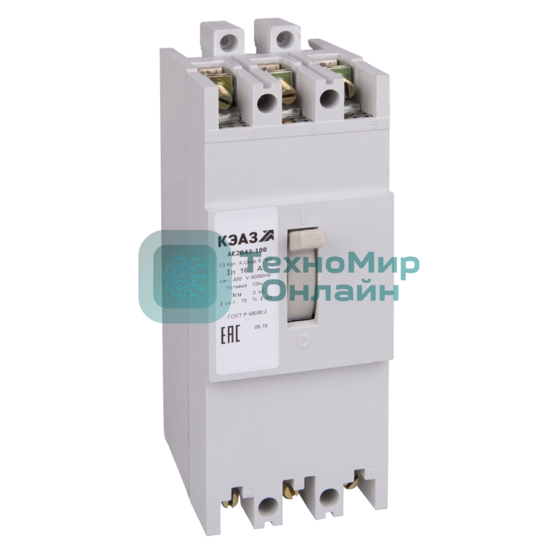 Выключатель автоматический АЕ2046-100 25А 12Iн 400AC УЗ КЭАЗ 104224