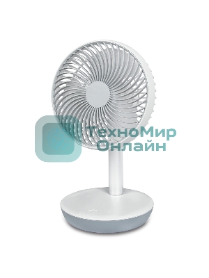 Вентилятор настольный DUX 60-0214 USB, белый, 6 Вт