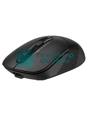 Мышь беспроводная A4Tech Fstyler FB10C черный, 2000 dpi, радиоканал, Bluetooth, USB, кнопки - 4