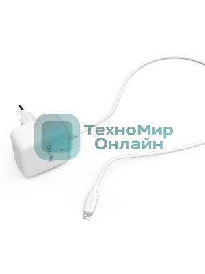 Сетевое зар./устр. Hama H-183318 3A PD для Apple белый (00183318)