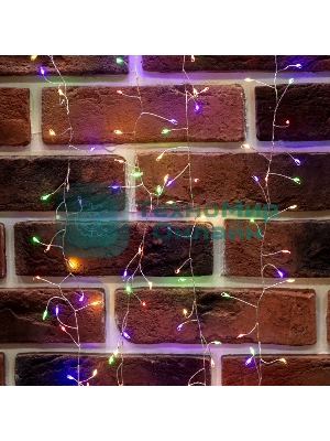 Гирлянда роса Фейерверк с трансформатором 20 м, 1000 LED, цвет свечения мультиколор