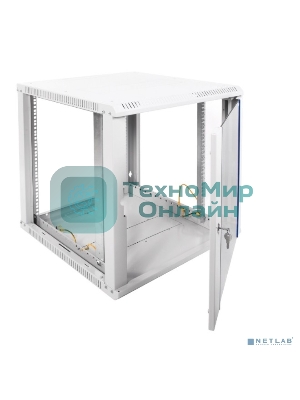 Шкаф телеком. настенный разборный 12U (600х650) дверь стекло (ШРН-Э-12.650)