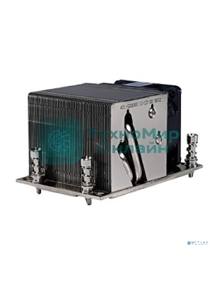 Кулер для сервера Ablecom ACL-S20080 серебристый, 60 мм, алюминий/медь, 8400 об/мин, 52 дБ, 4 pin, 290 Вт, 64 мм