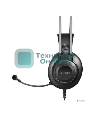 Гарнитура A4Tech Fstyler FH200i серый, проводная
