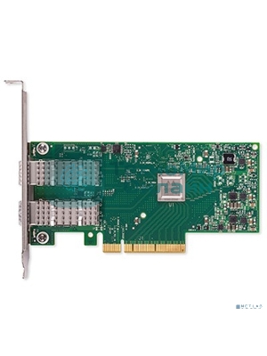 Сетевая карта ConnectX-4 Lx EN network interface card, 25GbE dual-port SFP28, PCIe3.0 x8, tall bracket, SR-IOV, TCP/UDP, MPLS, VxLAN, NVGRE, GENEVE, iSER, NFS RDMA, SMB Direct, ROHS R6
