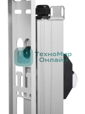 Блок силовых розеток Rem, IEC 60320 С13 х 12, IEC 60320 С19 х 8, вход колодка, 1863х45х60 мм (ВхШхГ), 32А, автомат, алюминий, с мониторингом