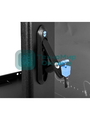 Шкаф ЦМО телекоммуникационный настенный сварной 15U (600 500) съемные стенки, дверь стекло, черный