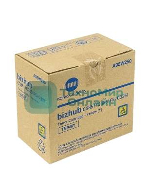 Тонер-картридж Konica-Minolta bizhub C3351/C3851 желтый TNP-49Y