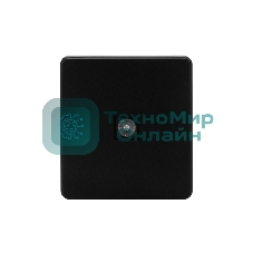 Розетка телевизионная Kranz ROUND TV с/у оникс