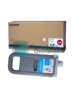 Картридж струйный Sakura 9822B001 (PFI-707C) для Canon, голубой, 700 мл.