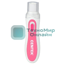Набор для маникюра и педикюра Centek CT-2188 бело-розовый, 3 насадки