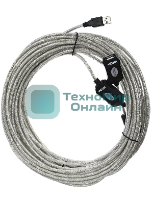 Кабель-адаптер VCOM VUS7049-20M USB2.0-repeater, удлинительный активный <Am-->Af 20м