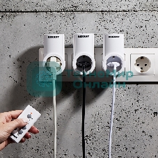 Радиоуправляемая розетка c пультом Rexant RX-003 (один пульт, три розетки)