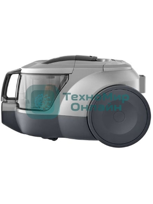 Пылесос LG VC5420NNTS серебристый/черный, 380/2000 Вт, уборка сухая, пылесборник контейнер 1.3 л