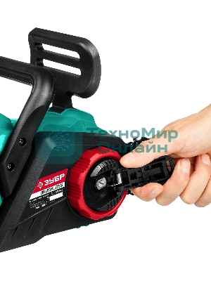 Пила цепная Зубр 36В бесщеточная, 2х18В АКБ (4А·ч). ПЦЛ-3635-42