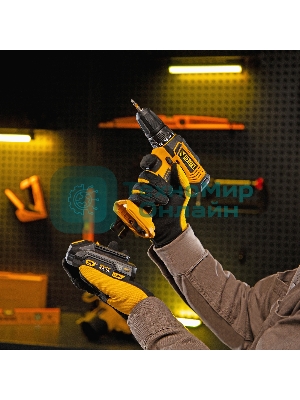 Дрель-шуруповерт Denzel CDL-18-0, 18 В, 0 Ач, 30 Нм, щеточный