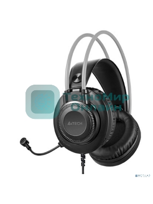 Гарнитура A4Tech Fstyler FH200i серый, проводная