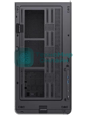 Корпус без блока питания Корпус JONSBO D300 Black MATX без БП, боковая панель из закаленного стекла, mini-ITX, micro-ATX, черный