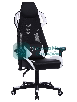 Кресло Cactus CS-CHR-090BLW черный, экокожа