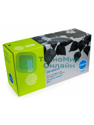 Картридж лазерный Cactus CS-CE341A голубой (16000 стр.) для HP Color LaserJet M775