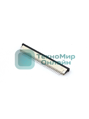 Разъем FPC Half Coverage Bottom Contact 1.0K-BX-30PWB 30 pin высота 2мм шаг 1мм