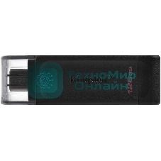 Флешка USB Kingston DataTraveler DT70 (DT70/128Gb), 128Gb, USB Type-C 3.2, R/W 70/45, черный