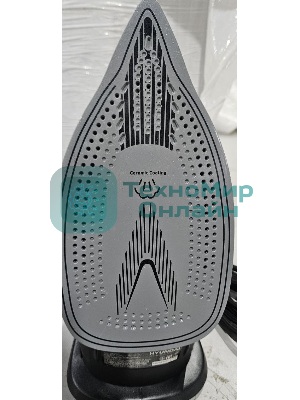 (Поврежденный товар) Утюг Hyundai H-SI01221 3000 Вт черный/зеленый [См.описание!]