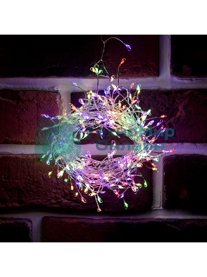 Гирлянда роса Фейерверк с трансформатором 20 м, 1000 LED, цвет свечения мультиколор