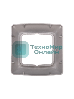 Рамка Kranz 1-я DEA горизонтальная Серебряный металлик