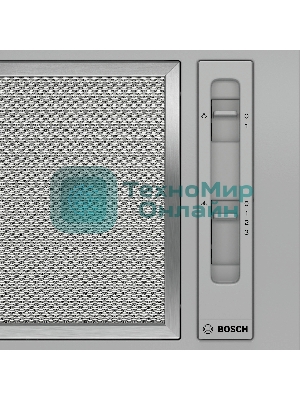 Вытяжка встраиваемая Bosch DLN52AA70 нержавеющая сталь, 53.4 см, 302 куб. м/ч, 65 дБ