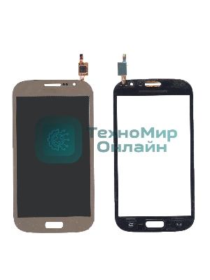 Сенсорное стекло (тачскрин) для Samsung Galaxy Grand Neo Duos GT-I9060 золотистое