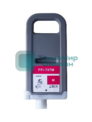 Картридж струйный Sakura 9823B001 (PFI-707M) для Canon, пурпурный, 700 мл.