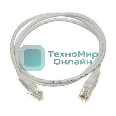 Патч-корд LANMASTER UTP TWT-45-45-1.0-WH вилка RJ-45-вилка RJ-45 cat.5е 1м белый ПВХ