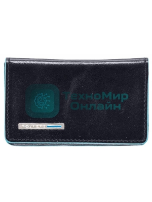 Чехол для визитных карт Piquadro Blue Square PP1263B2/BLU2 синий, натуральная кожа