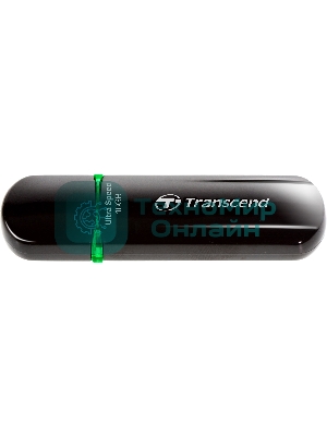 Флешка USB Transcend Jetflash 600 (TS16GJF600), 16Gb, USB 2.0, R/W 30/15, черный/зеленый