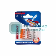 Соединительная компактная рычажковая клемма Rexant 5-проводная, прозрачная (0,14-4 мм²) 5 шт.