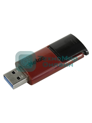 Флешка USB Netac U182 NT03U182N-256G-30RE, USB 3.0 256Gb, retail version, черный/красный