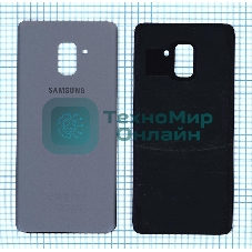Задняя крышка для Samsung A730F Galaxy A8 Plus (2018) серебристый