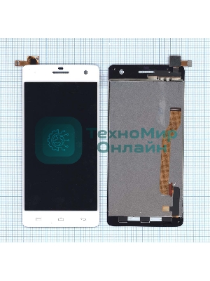 Дисплей для Micromax Canvas Knight A350 белый