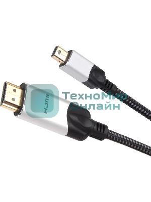 Кабель-переходник miniDisplayPort M-> HDMI M 4K@60Hz 1,5 м VCOM