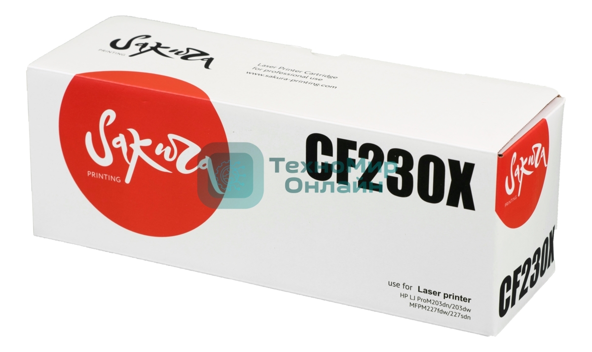 Картридж лазерный Sakura CF230X для HP LJ Pro m203dn/m203dw/m227dw/m227fdw/m227sdn, черный, 3 500 к.